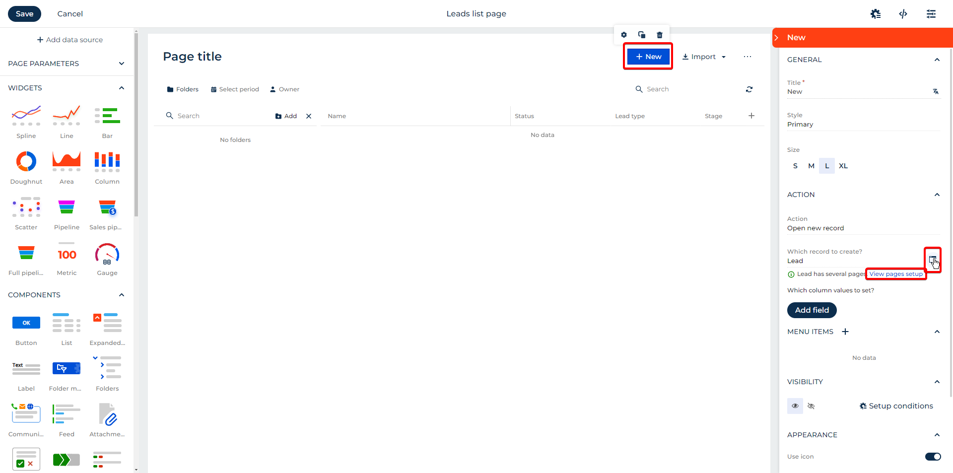 FreedomUI designer