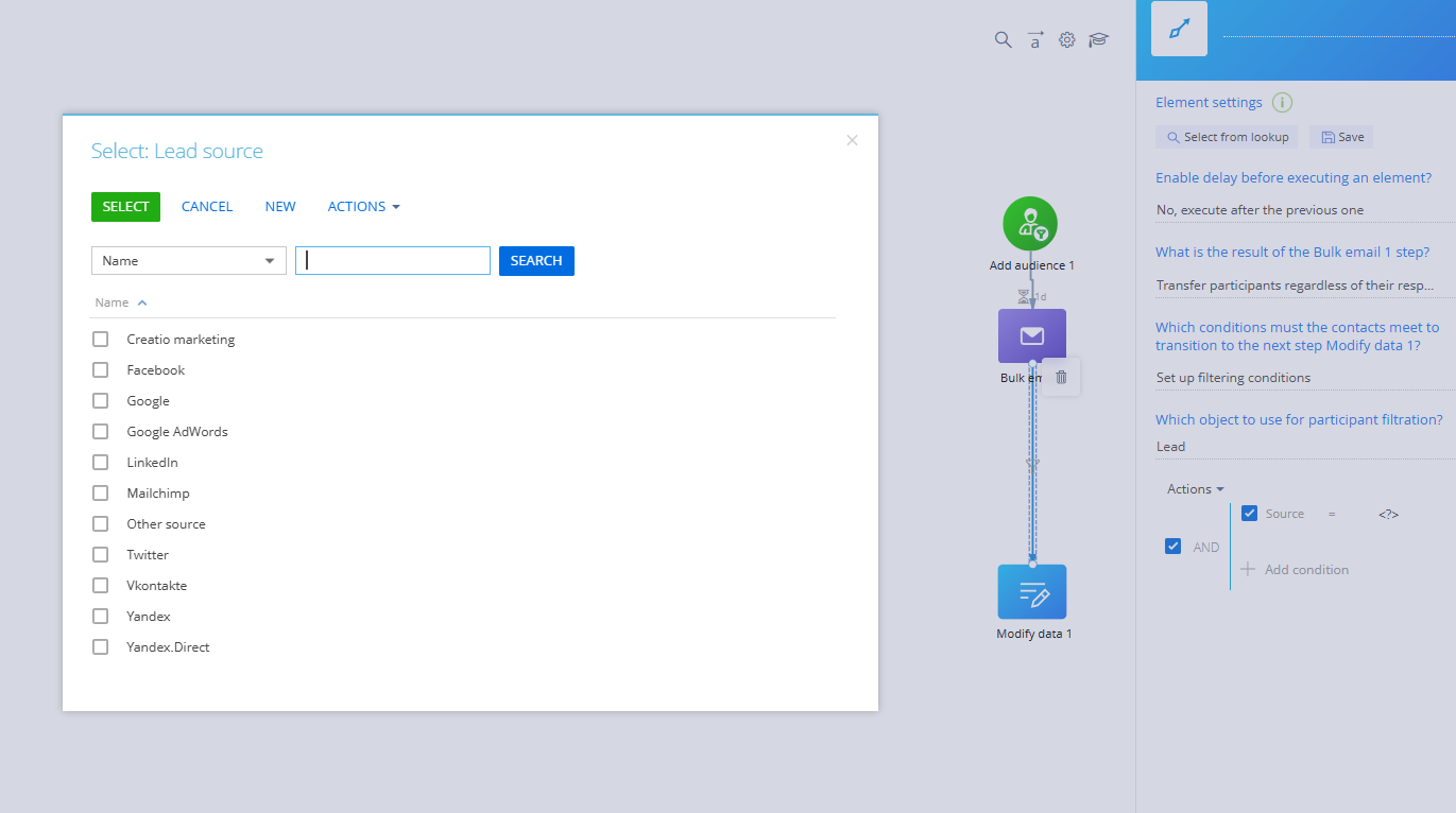 example of campaign flow
