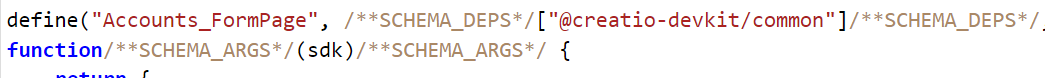 import deps and pass parameter to function