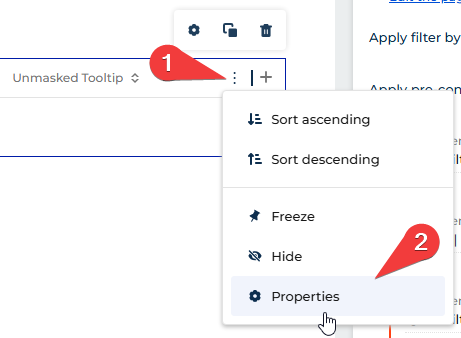 Column Properties