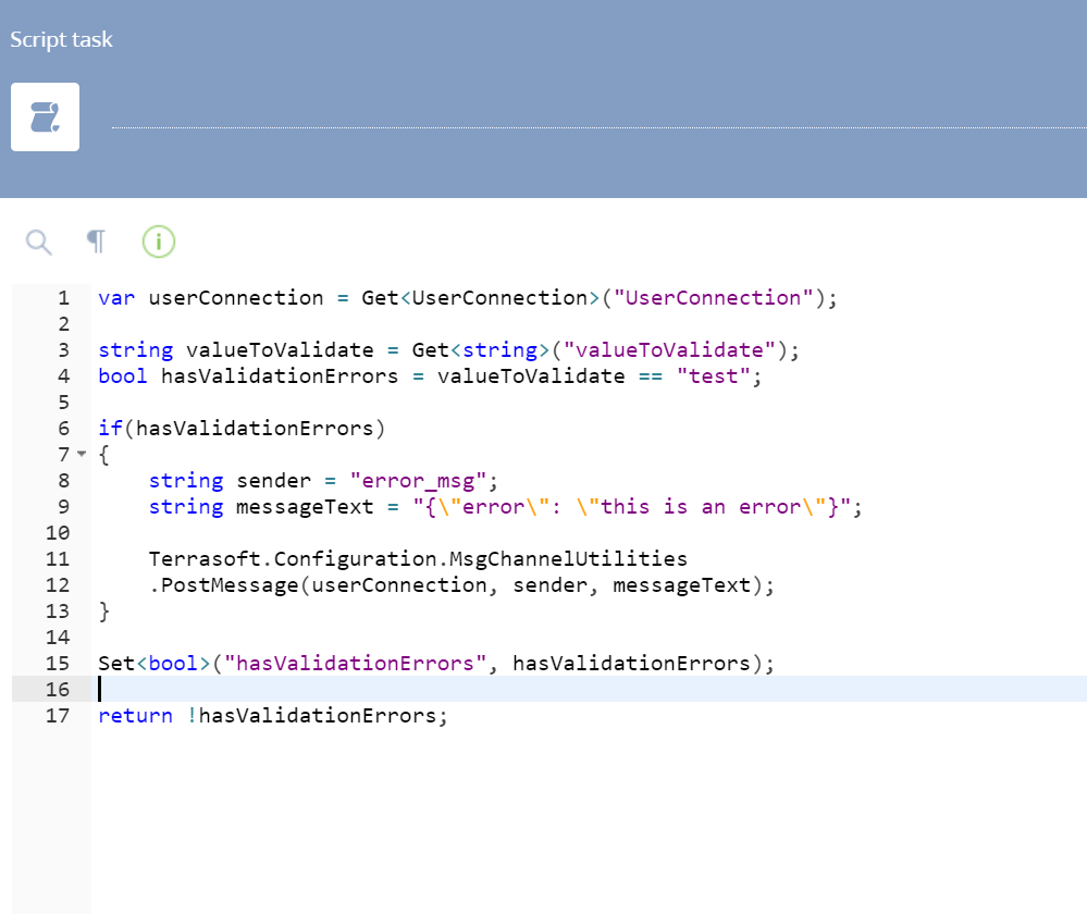 script task
