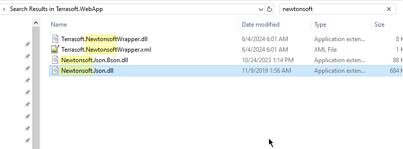 Newtonsoft libs