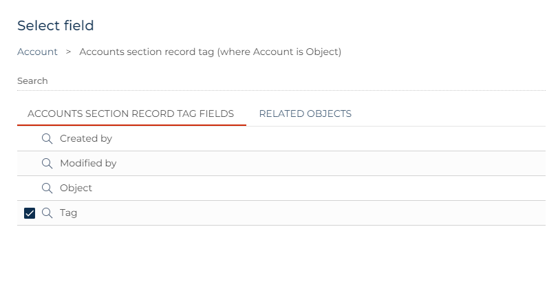 related object