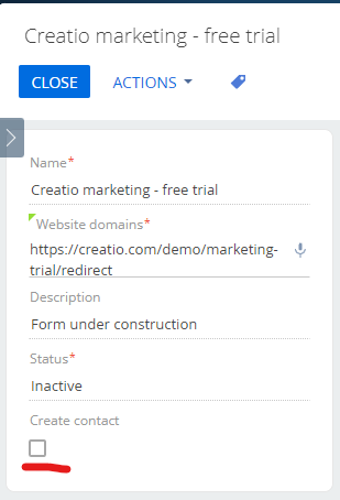 landing pages