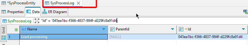 SysProcessLog