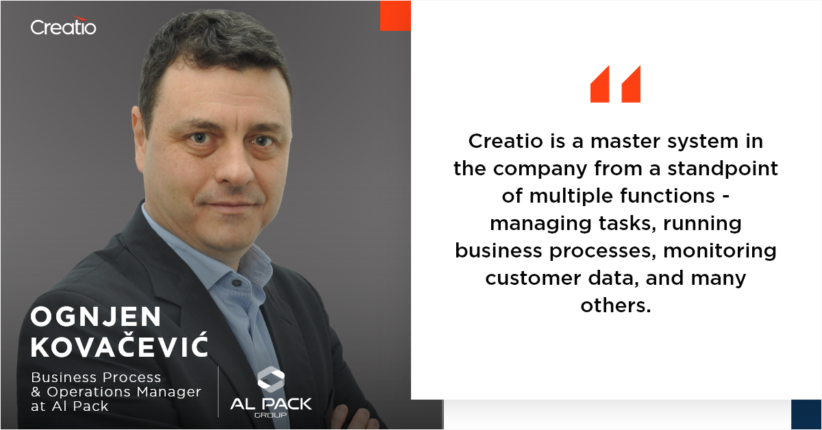 AL PACK GROUP TAMES BUSINESS PROCESSES COMPLEXITY WITH EASY-TO-USE LOW-CODE SOLUTIONS