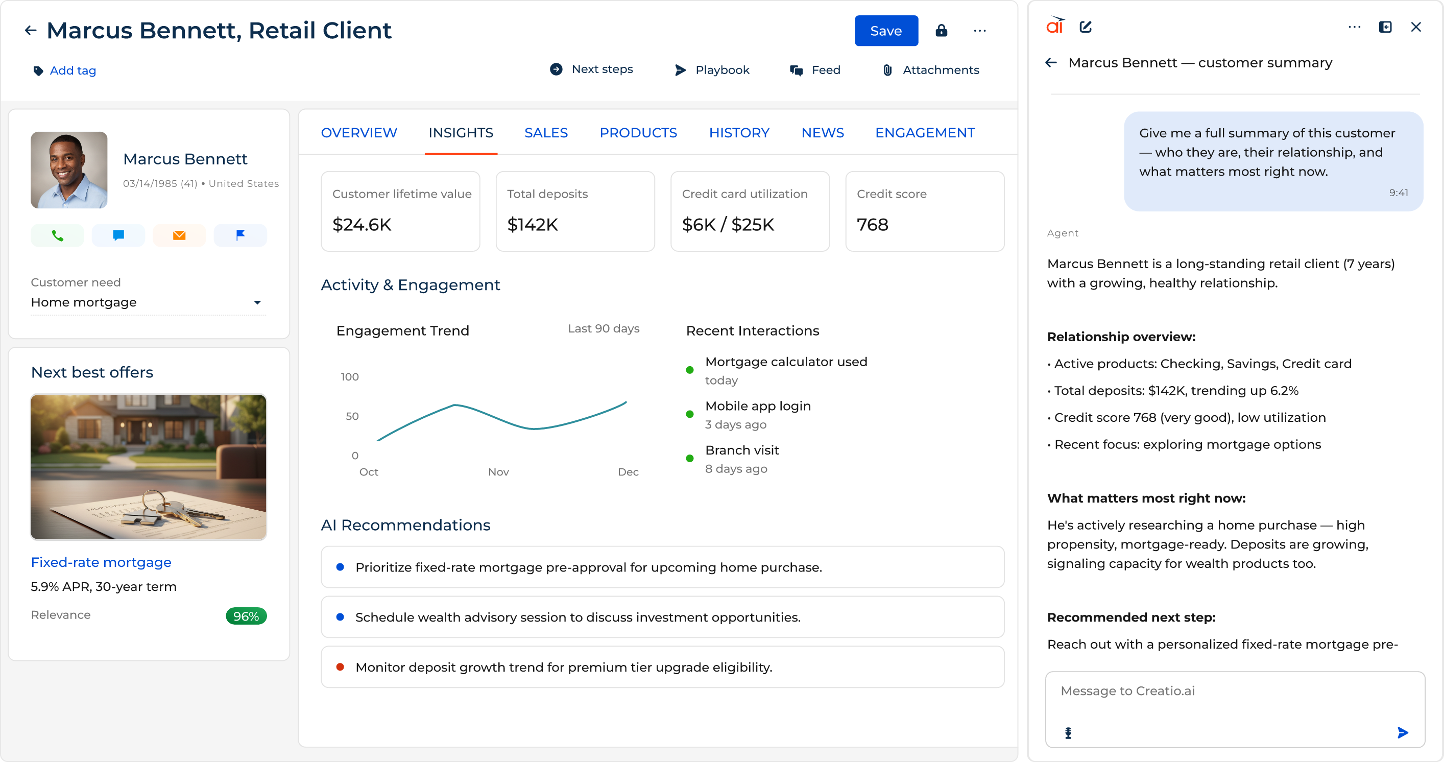 Creatio AI CRM