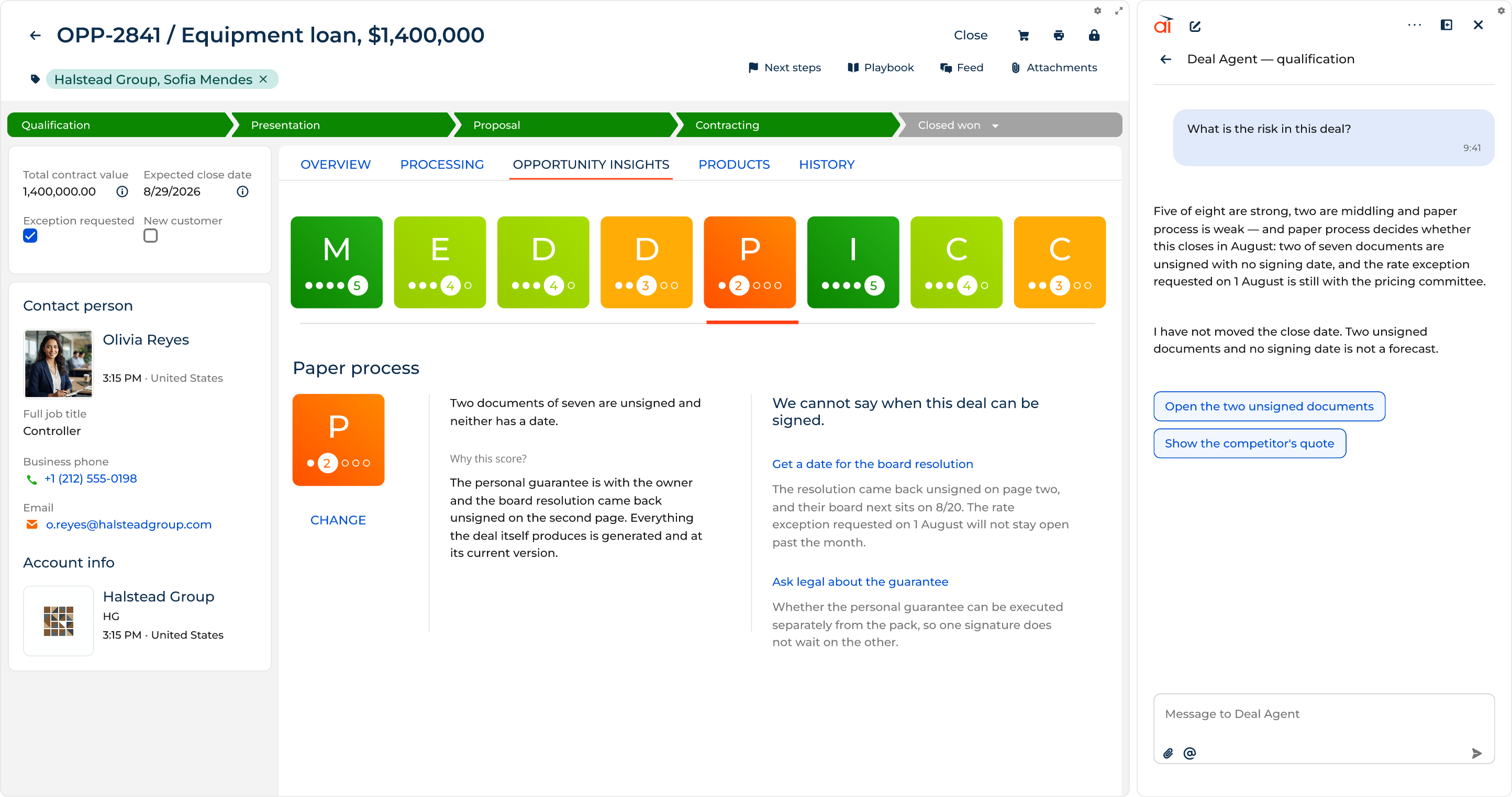 Financial CRM Sales