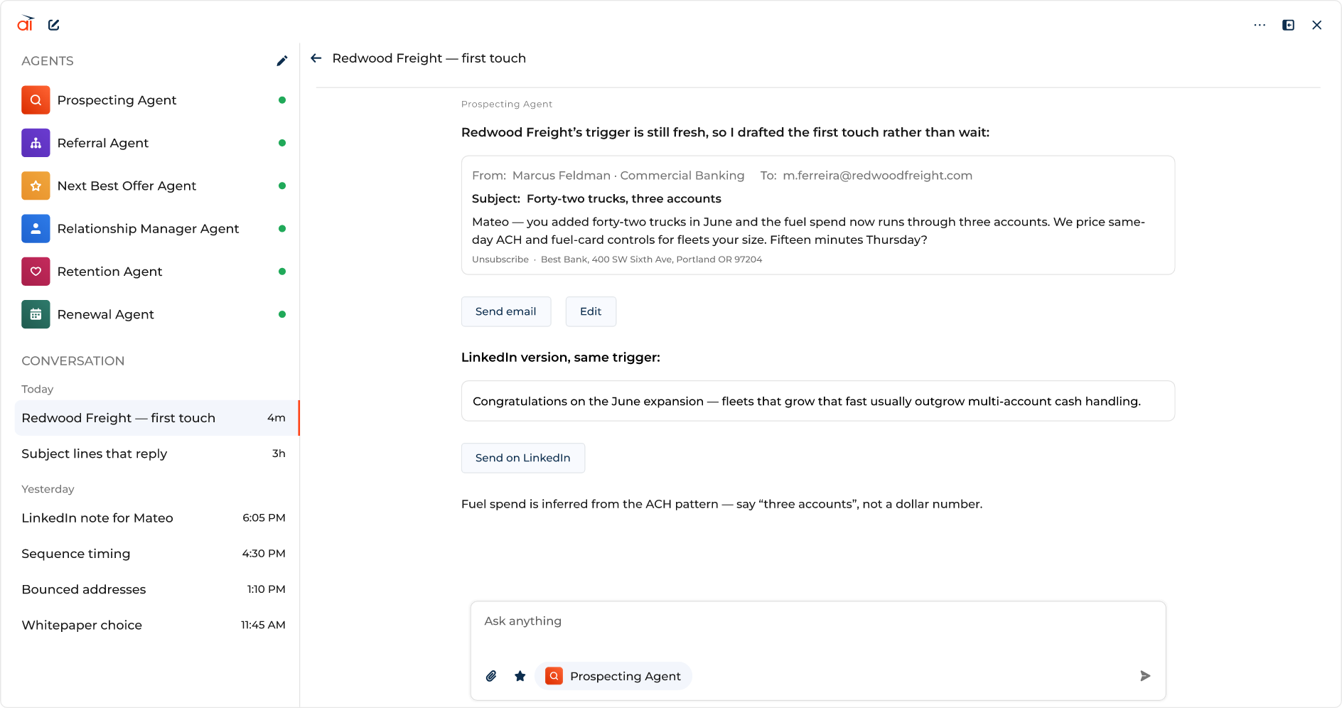 Financial CRM Marketing
