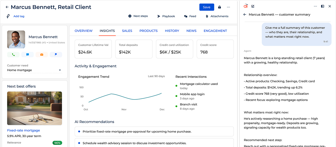 Creatio Demo CRM Screen