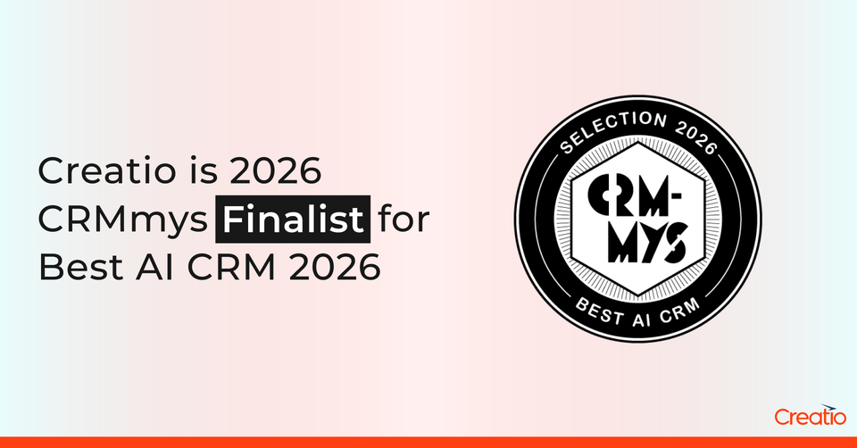 Creatio Wins Best AI CRM Award for 2026
