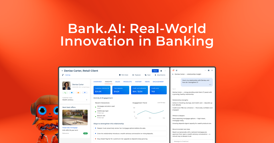 Creatio Announces Bank.AI Digital Event to Help Financial Institutions Scale AI with Confidence