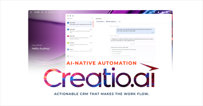 Creatio Unveils the Future of Human and Digital Talent and AI-Native CRM in a Live Executive Presentation