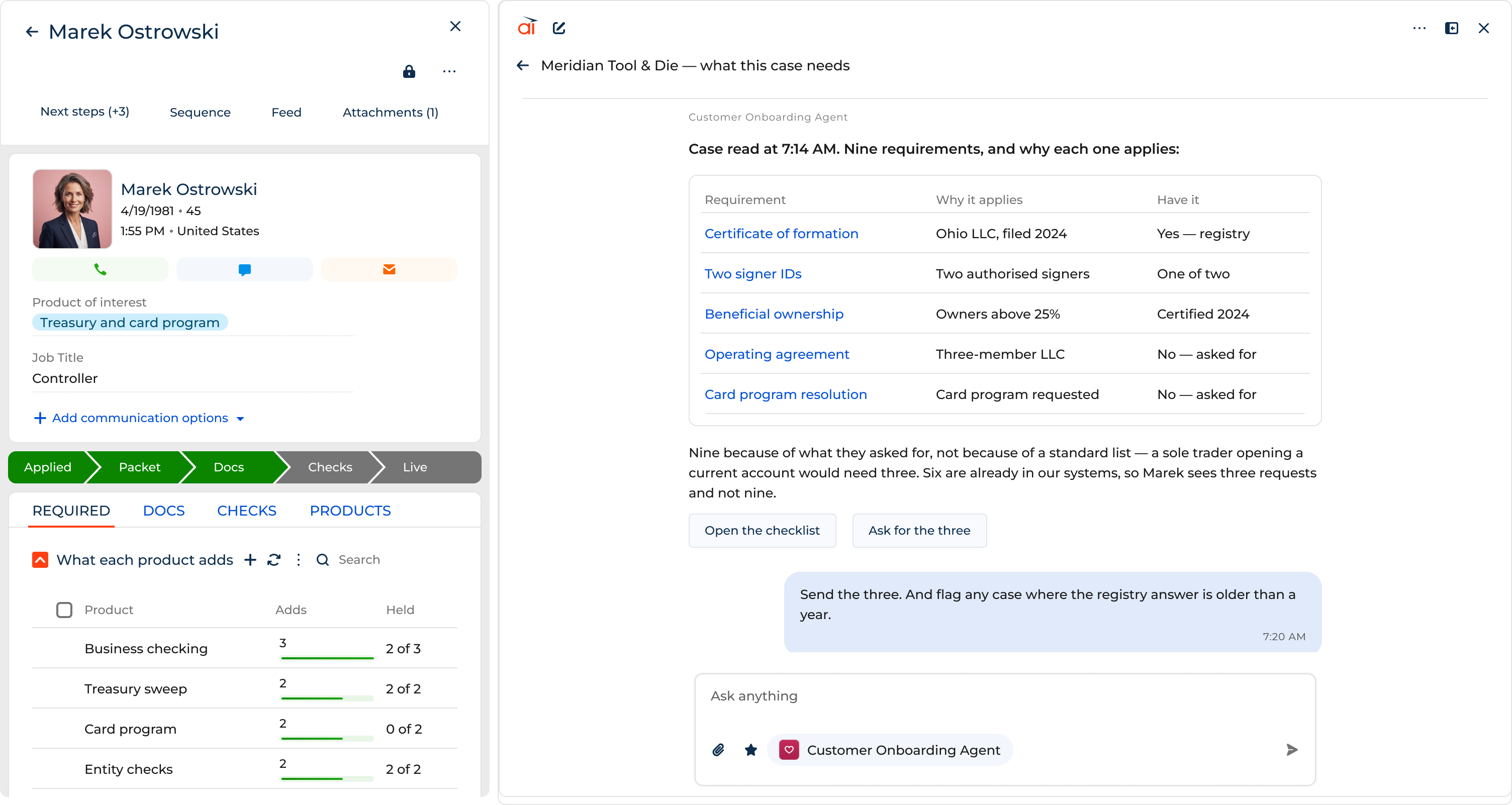 Faster, compliant onboarding: the Banking Onboarding Agent